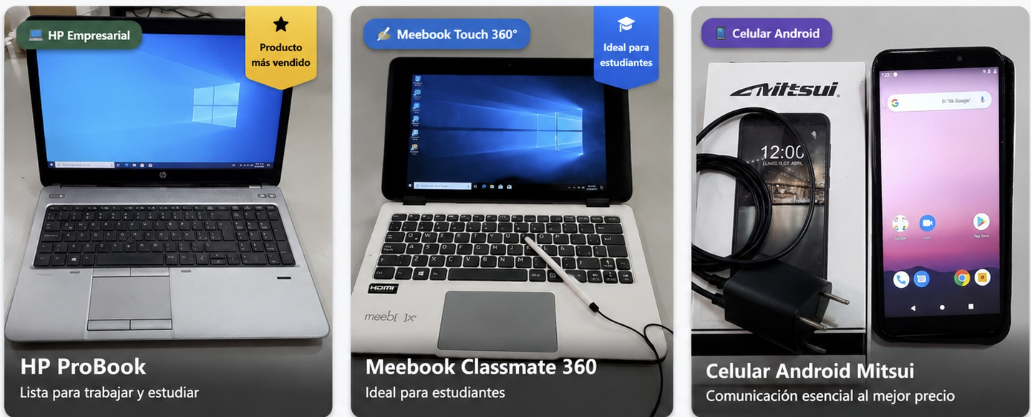 Promoción de laptops empresariales revisadas